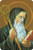St Benedict Medal Symbol 2D Holy Card showing Saint Benedict graphic 