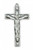 Crucifix Antique Pewter 18" Rhodium Plated Chain MAAN9028BK Crucifix Antique Pewter 18" Rhodium Plated Chain MAAN9028BK