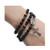 Rosary Bracelet Semi-Precious Gemstones Twistable 7 Different Gems Styles MABR6C