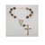 jobs tear auto rosary beads one decade with budded cross crucifix and blessed mother centerpiece MAAR74C jobs tear auto rosary beads one decade with budded cross crucifix and blessed mother centerpiece MAAR74C