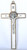 St Benedict Medal Crucifix Gold Toned Framing White Inlay Wall Crucifix TIE4253W St Benedict Medal Crucifix Gold Toned Framing White Inlay Wall Crucifix TIE4253W
