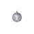 Saint Benedict medal from Italy with front and back symbolic designs
 Saint Benedict medal from Italy with front and back symbolic designs