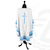 Mother Teresa Gothic Chasuble in Pure White and Blue 3 striped Sari with 100 percent Polyester and Square neck made in Italy exclusive to Zieglers Catholic Store
 Mother Teresa Gothic Chasuble in Pure White and Blue 3 striped Sari with 100 percent Polyester and Square neck made in Italy exclusive to Zieglers Catholic Store