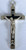 crucifix with skull and crossbones at base made of nickel with inlay measures 3 and 1 half inches CX312x crucifix with skull and crossbones at base made of nickel with inlay measures 3 and 1 half inches CX312x