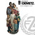 Holy Family With Children Standing Relief statue available in height of 36 or 48 inches made of Fiberglass Crafted In Italy 14013
