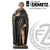 Saint Peregrine statue in fiberglass or hand-carved linden wood with choice of 36 or 48 inch heights and natural stain color bronze or white marble finish Crafted In Italy DM60057