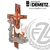 Baptismal symbols on cross in fiberglass or hand carved linden wood with choice of 36 48 60 or 72  inch height and bronze white marble color stain or natural finish crafted in italy DM96028 Baptismal symbols on cross in fiberglass or hand carved linden wood with choice of 36 48 60 or 72  inch height and bronze white marble color stain or natural finish crafted in italy DM96028