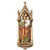 St Joseph and Child Holy Water Font measures 7 and 3 quarters inches high  is made of polyresin ro66095
