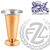Altar vase with round base in choice of brass or bronze and high polish or satin finish in choice 4 sizes comes with removable aluminum liner made in u s a by pacific bronze PB21658AV
