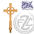 Processional Cross in brass or bronze with satin or high polish finish comes with 54 inch staff and vinyl cover stand sold separately made in u s a by progressive Bronze PB4807117 Processional Cross in brass or bronze with satin or high polish finish comes with 54 inch staff and vinyl cover stand sold separately made in u s a by progressive Bronze PB4807117