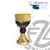 16 ounce brass chalice with hammered gold outer finish and smooth high polish inner finish features cast brass over cup with grape accents stands 7 inches high ZZ485
