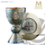 Tassilo chalice and paten measures 8 inches by 4 and 1 half inches holds 20 ounces made of silver with cloissone in spain by artistic silver AS2332CPFESSG Tassilo chalice and paten measures 8 inches by 4 and 1 half inches holds 20 ounces made of silver with cloissone in spain by artistic silver AS2332CPFESSG