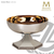 Open Ciborium | 3-7/8" x 6-11/16" | Metalwork Design | 400 Host Capacity | AS2403 | Spain