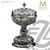 Baroque covered ciborium stands 8 and 3 quarters inches high with 275 host capacity angels in design with choice of 2 compositions made in spain by artistic silver AS29151 Baroque covered ciborium stands 8 and 3 quarters inches high with 275 host capacity angels in design with choice of 2 compositions made in spain by artistic silver AS29151