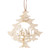 Holy Family Ornament | Tree | Nativity | Laser Cut Wood | 4” | CHO2182