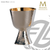 20 ounce hammered chalice stands 6 and 1 half inches high with hand engraved cross on base in choice of 2 compositions includes a paten made in spain by artistic silver AS2820 20 ounce hammered chalice stands 6 and 1 half inches high with hand engraved cross on base in choice of 2 compositions includes a paten made in spain by artistic silver AS2820