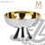 Modern style open ciborium with high polish silver plate finish stands 3 and 7 eighths inches high  holds up to  300 made in spain by artistic silver AS2767CBOSP Modern style open ciborium with high polish silver plate finish stands 3 and 7 eighths inches high  holds up to  300 made in spain by artistic silver AS2767CBOSP