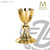 Chalice and Paten with Hand Chiseled Rope Design holds 17 ounces from Molina of Spain AS5415 Chalice and Paten with Hand Chiseled Rope Design holds 17 ounces from Molina of Spain AS5415