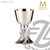 chalice in with swirl design base stands 7 and 1 eighths inches high comes with paten made in Spain by Molina AS5360 chalice in with swirl design base stands 7 and 1 eighths inches high comes with paten made in Spain by Molina AS5360