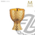16 ounce chalice in wicker work style stands 5 and 5 eighths inches high comes with paten made in Spain by Molina AS5001 16 ounce chalice in wicker work style stands 5 and 5 eighths inches high comes with paten made in Spain by Molina AS5001