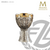 10 ounce chalice with crucifixion engraving stands 6 inches high comes with paten made in Spain by Molina AS5015 10 ounce chalice with crucifixion engraving stands 6 inches high comes with paten made in Spain by Molina AS5015