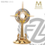 Monstrance Four Evangelist Symbols Available in 2 Finishes Artistic Silver 7200 Spain  Monstrance Four Evangelist Symbols Available in 2 Finishes Artistic Silver 7200 Spain