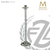 candlestick with textured ornamentation stands 44 inches high with 12 inch diameter base made in spain by molina as8003 candlestick with textured ornamentation stands 44 inches high with 12 inch diameter base made in spain by molina as8003