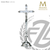 altar Crucifix with footed base and embellished cross stands 27 and 1 half inches high with choice of brass or silver plate finish made in spain by molina AS3582 altar Crucifix with footed base and embellished cross stands 27 and 1 half inches high with choice of brass or silver plate finish made in spain by molina AS3582
