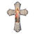 Divine mercy wall cross with flared ends and vintage look measures 12 inches high made of wood HI364123 Divine mercy wall cross with flared ends and vintage look measures 12 inches high made of wood HI364123