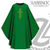 Gothic Chasuble with Contemporary Cross in Gold Thread available in 4 Colors by Slabbinck style 5057 Gothic Chasuble with Contemporary Cross in Gold Thread available in 4 Colors by Slabbinck style 5057