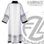 Liturgical Surplice Square Neck cotton Lace Border in 4 Lengths Available by Slabbinck SL4443382 (SL4443382