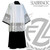 Surplice with square neckline and pleated front has lace embellishments made of polyester and viscose comes in 3 sizes by slabbinck of belgium 14-3382 Surplice with square neckline and pleated front has lace embellishments made of polyester and viscose comes in 3 sizes by slabbinck of belgium 14-3382