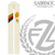 Overlay Stole | Rainbow & Dove Appliqués | Polyester & Cotton | White | Slabbinck | Belgium  Overlay Stole | Rainbow & Dove Appliqués | Polyester & Cotton | White | Slabbinck | Belgium