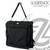 black polyester shoulder garment bag opens to 72 by 23 and 1 half by 5 inches with removable shoulder strap and zipper closure from slabbinck of belgium 3450