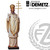 Saint Leo the Great Statue stands 60 inches high made of linden wood available in 3 finish choices by demetz of italy 600168
