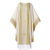 Gothic Chasuble  with Handwoven Design Plain Neckline in 5 Colors by Arte/Grossé 1014126