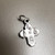 Five Way Medal 1/2" Silver Oxidized Metal Italy LALG441 Five Way Medal 1/2" Silver Oxidized Metal Italy LALG441
