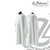 Alb for Altar Server with Roll Collar in White 12 Sizes 100% Polyester by Solivari Italy SOL088  Alb for Altar Server with Roll Collar in White 12 Sizes 100% Polyester by Solivari Italy SOL088