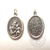 St Joseph Medal Silver Oxidized Ringlet BOM28E