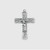 Trinity Crucifix Pendant Only available in 2 Sizes Oxidized HI22180 HI221850