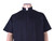 Toomey Summer Comfort Clergy Shirt with Tab Collar two breast pockets and Short Sleeves with 65 percent polyester and 35 percent cotton available in Black