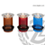 Color glass votives for candle burning unit Color glass votives for candle burning unit