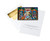 Stained Glass Christmas Cards | Foil Lined Envelopes | Box of 15 Stained Glass Christmas Cards | Foil Lined Envelopes | Box of 15