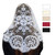 Medallion Design Veil Made in Spain and available in 5 colors 