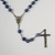 Blue Semi-Precious Stone Rosary Back