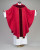 Silk and velvet red chasuble 