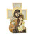 Saint Joseph and Child Cross with Easel and Gold Foil Accents 