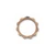 Rosary ring made of wood and shown from above - available in three sizes 