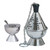 Silver Polished Censer and Boat and Spoon K201