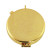 lamb of God brass pyx with gold plate and loop measures 2 by 2 and 5 eighths inches made in italy salart510